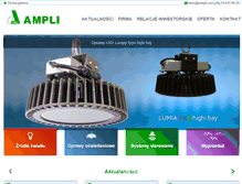 Tablet Screenshot of ampli.com.pl